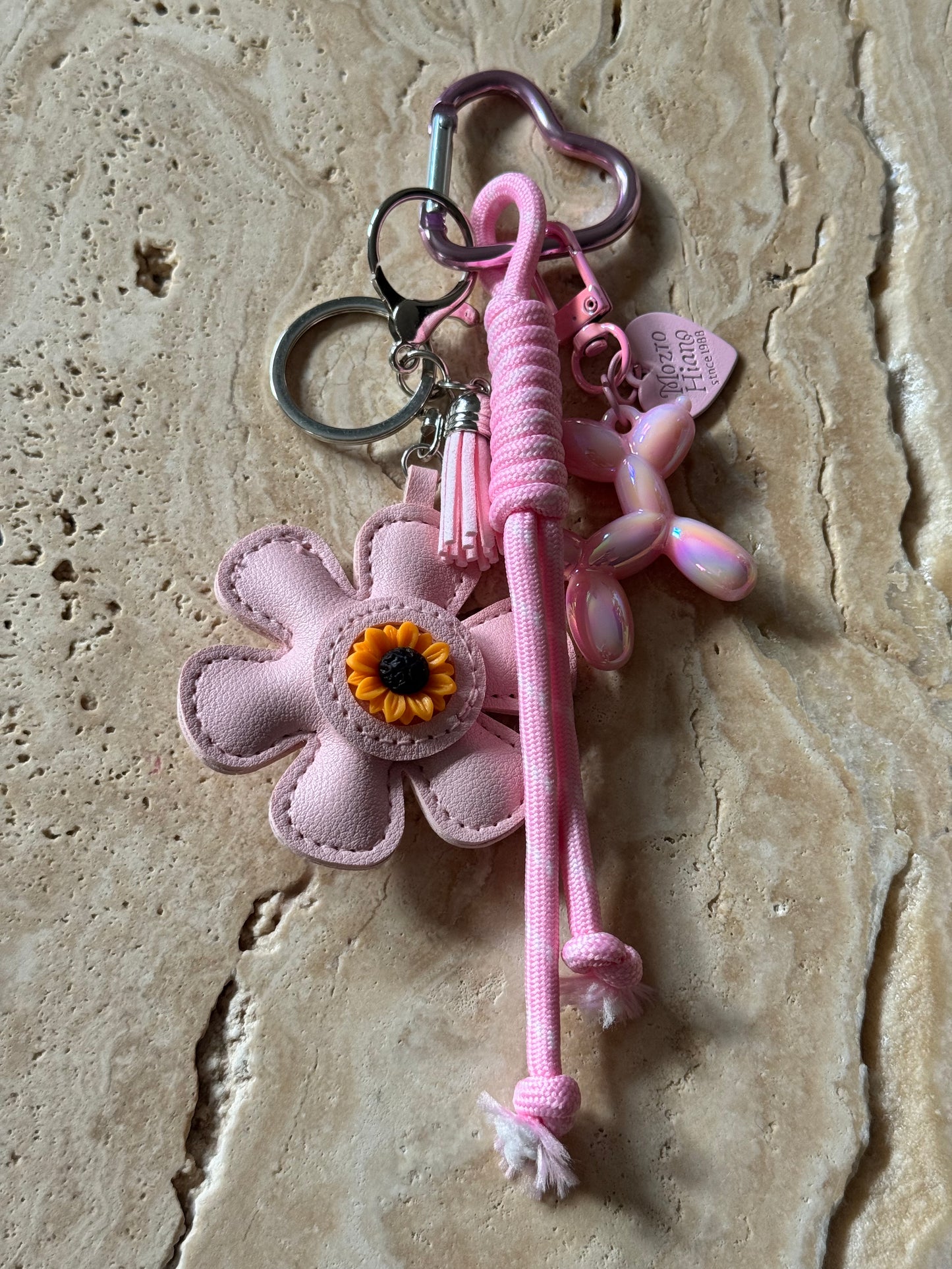 Charm Anhänger „Pink Flower“