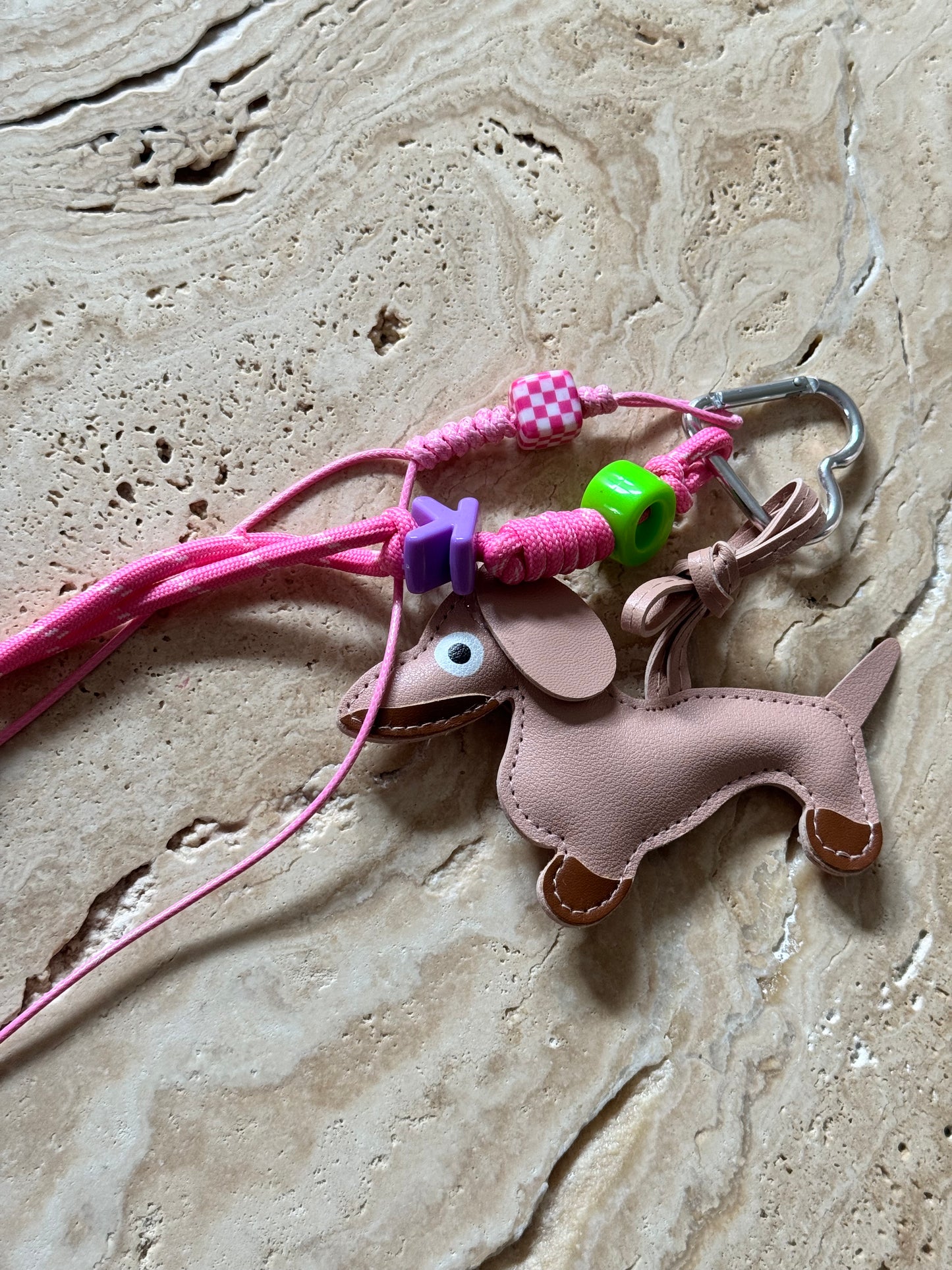 Charm Anhänger „Rose Dackel“