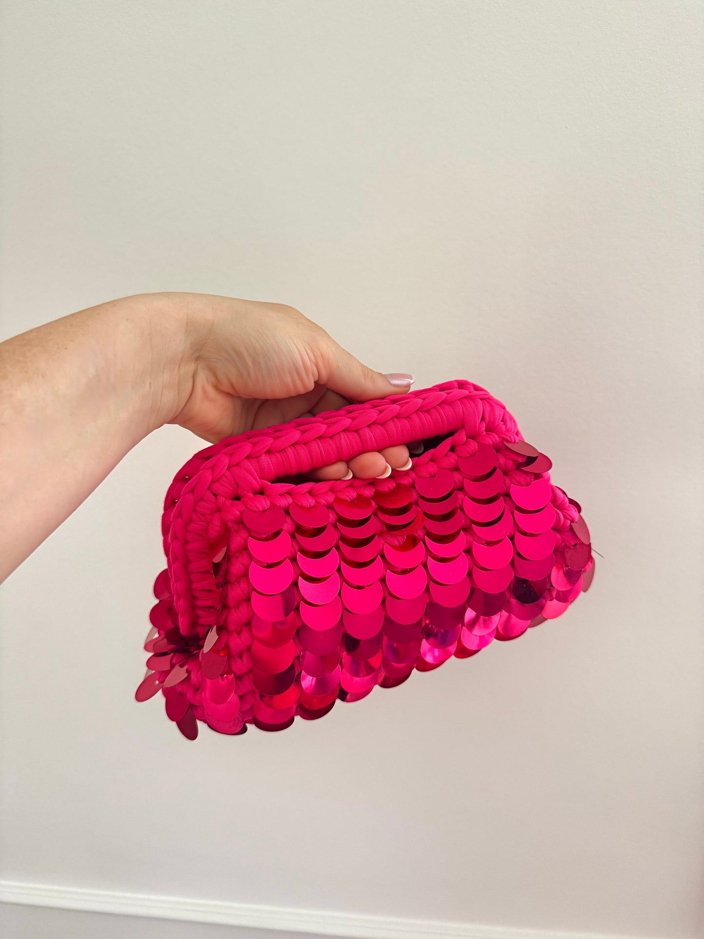 Clutch „Ibiza Magenta Pink Dream“