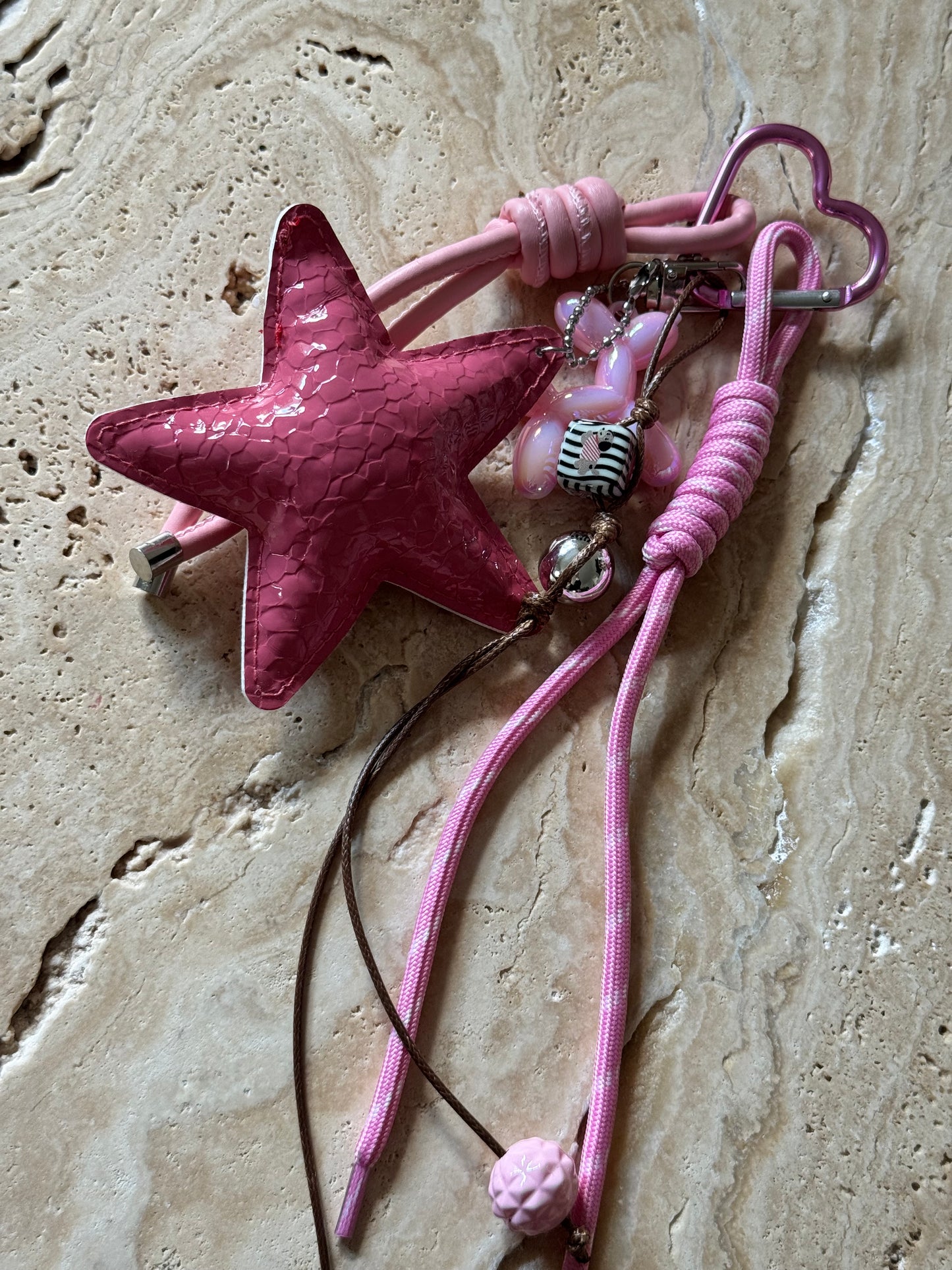Charm Anhänger „Pink Star“