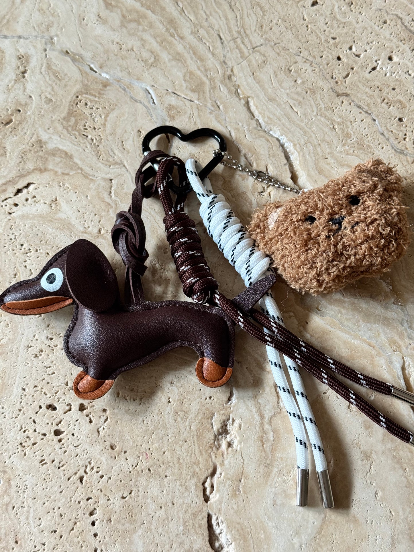 Charm Anhänger „Teddy Dog Brown“