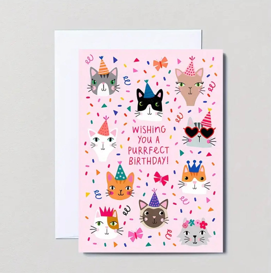 Postkarte „Cat Lover“