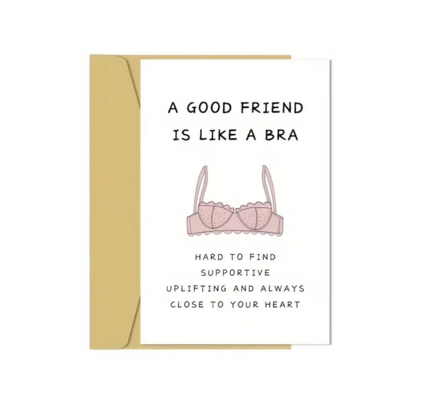 Klappkarte „Bra“