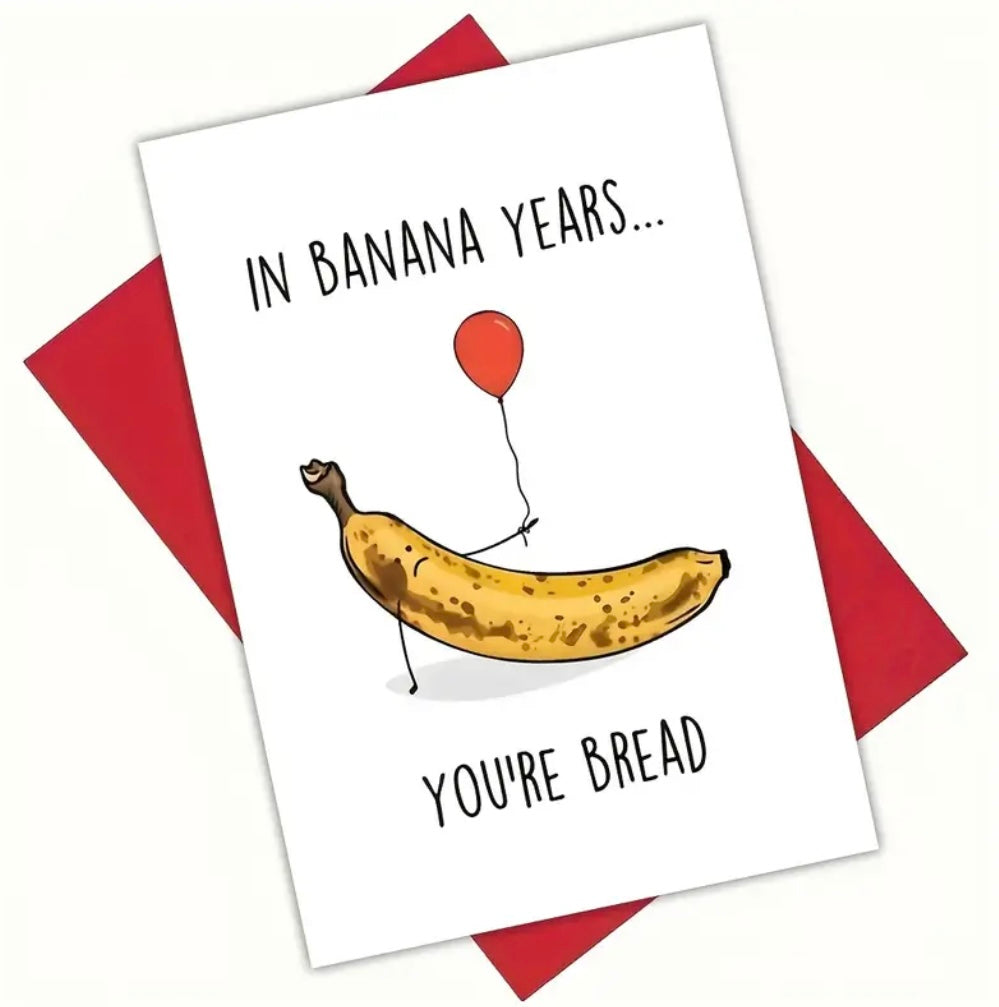 Klappkarte „Banane“