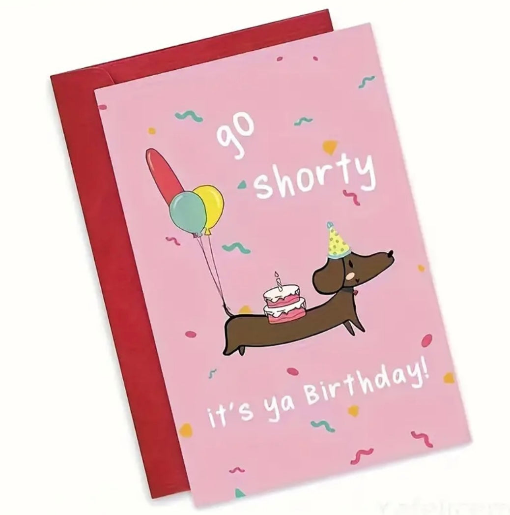 Klappkarte „Go Shorty“