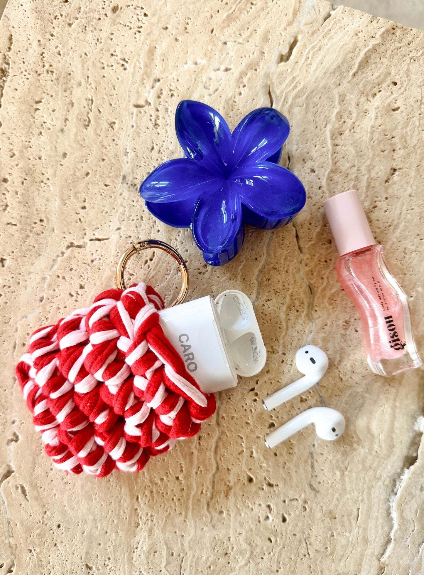 AirPod Hülle Rot&Rosa