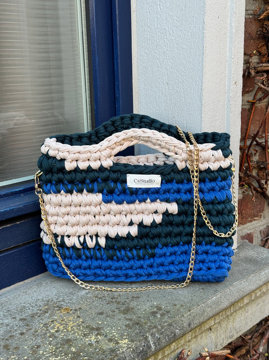 Tasche „Cozy Chain Blue Bag“