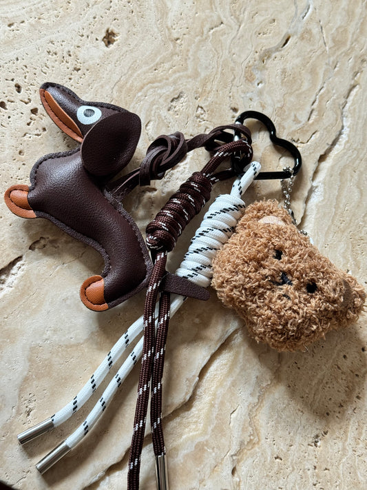 Charm Anhänger „Teddy Dog Brown“