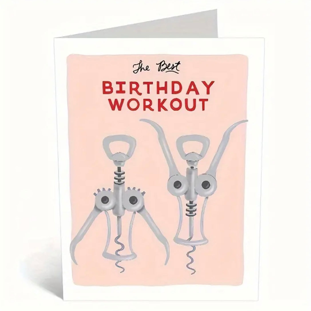 Klappkarte „Workout“