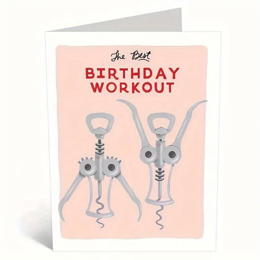 Klappkarte „Workout“