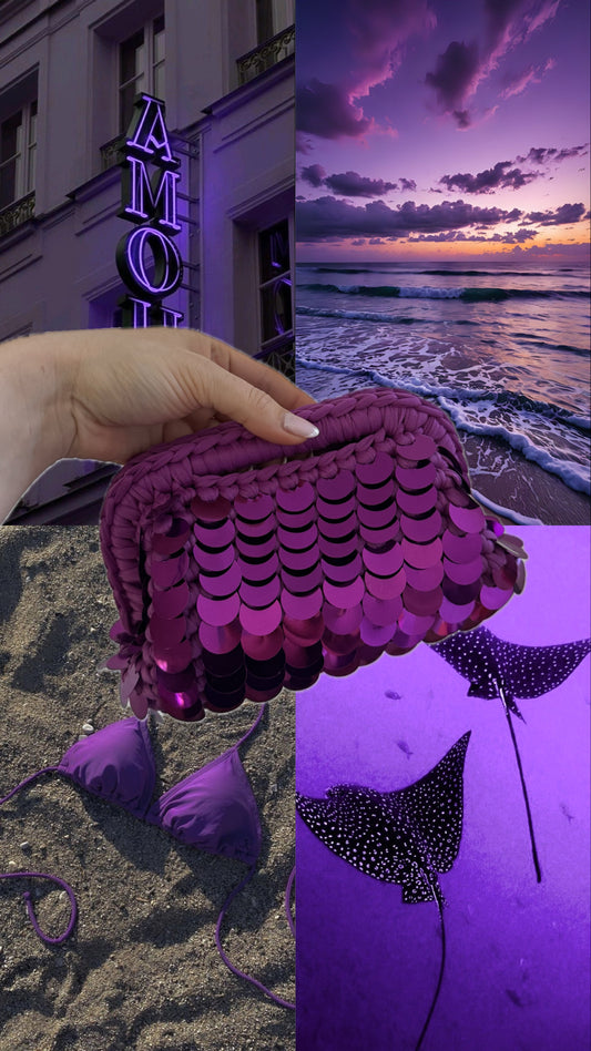 Clutch „Ibiza Lilac Dream“