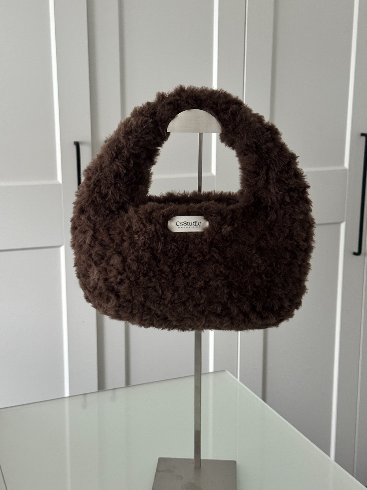Tasche „Plüschi in Espresso“