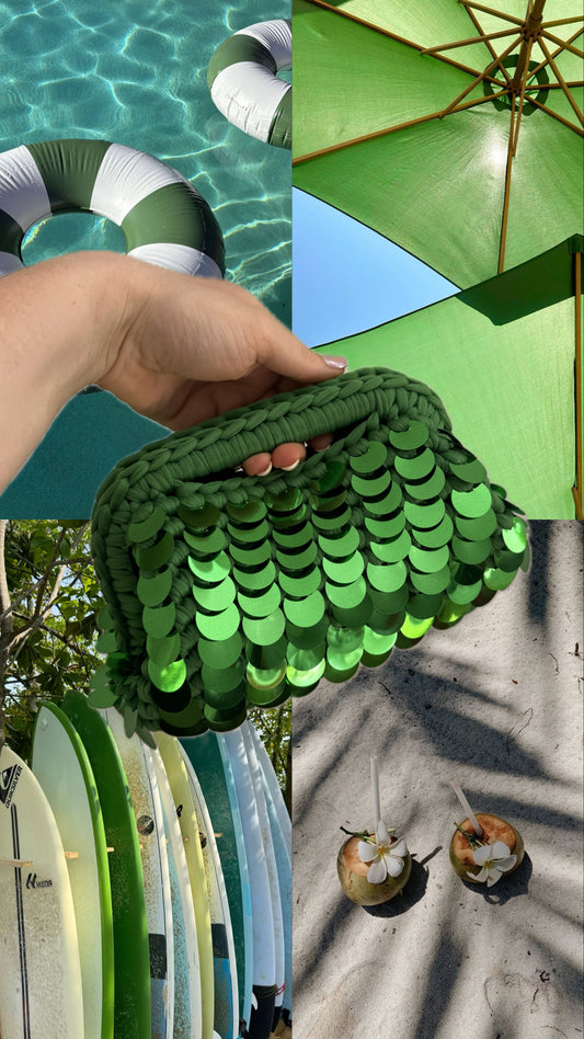Clutch „Ibiza Green Dream“