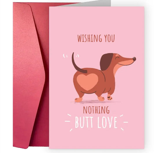 Klappkarte „Butt Love“