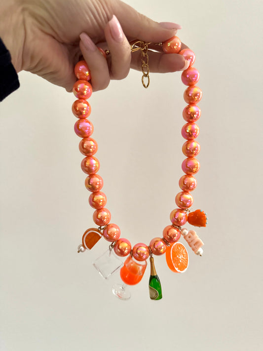 „Orange Spritz“ Halskette