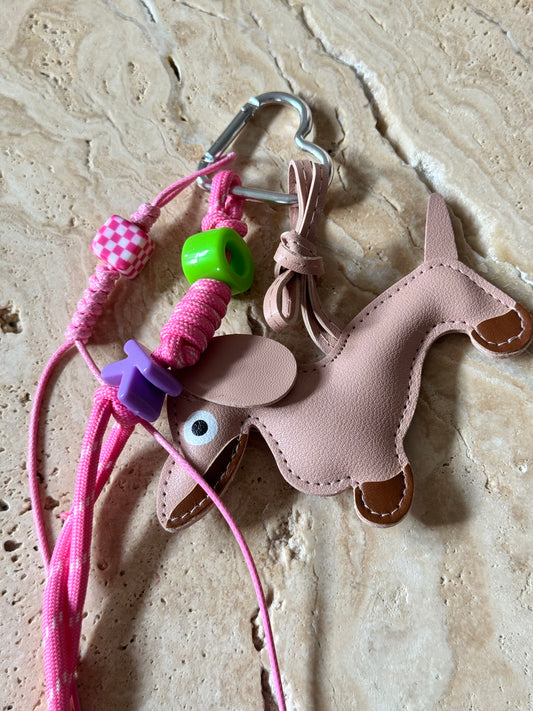 Charm Anhänger „Rose Dackel“