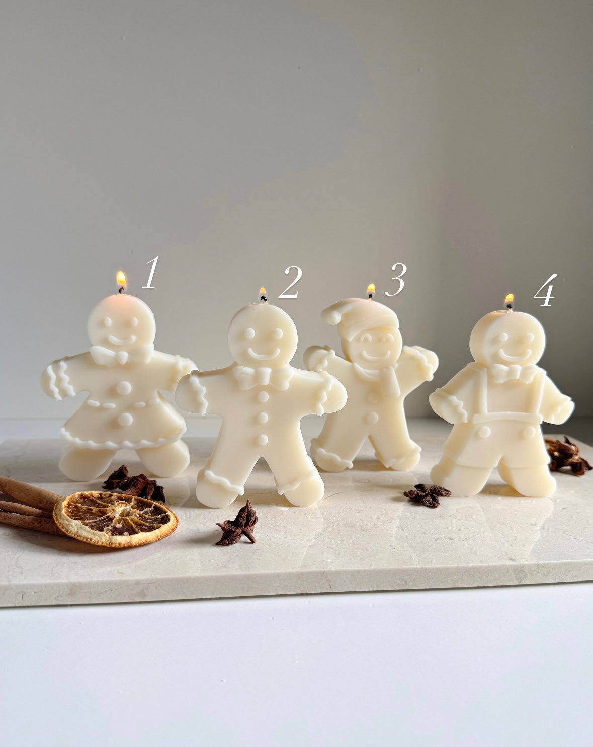 Lebkuchen Kerzen