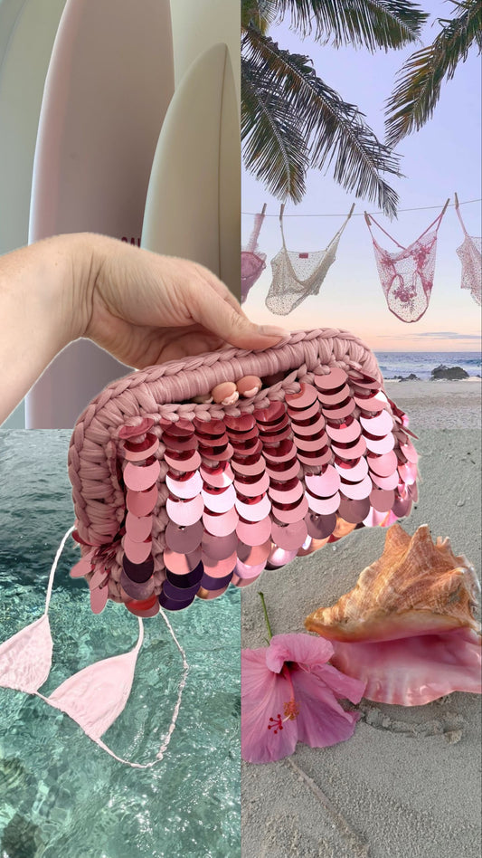 Clutch „Ibiza Rosa Vintage Dream“