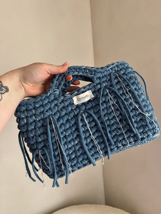 Tasche „Silberblue“