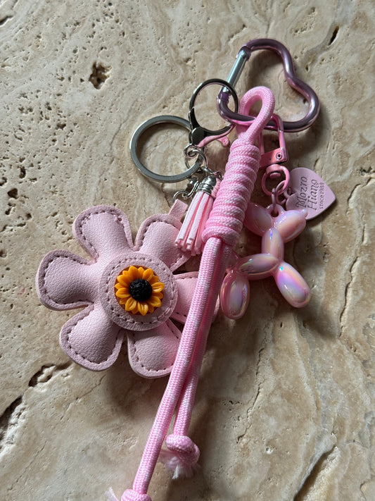 Charm Anhänger „Pink Flower“