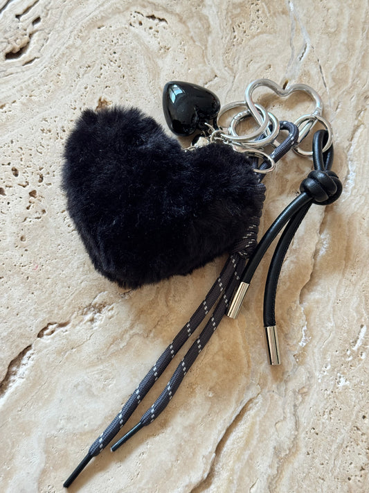 Charm Anhänger „Black Heart“