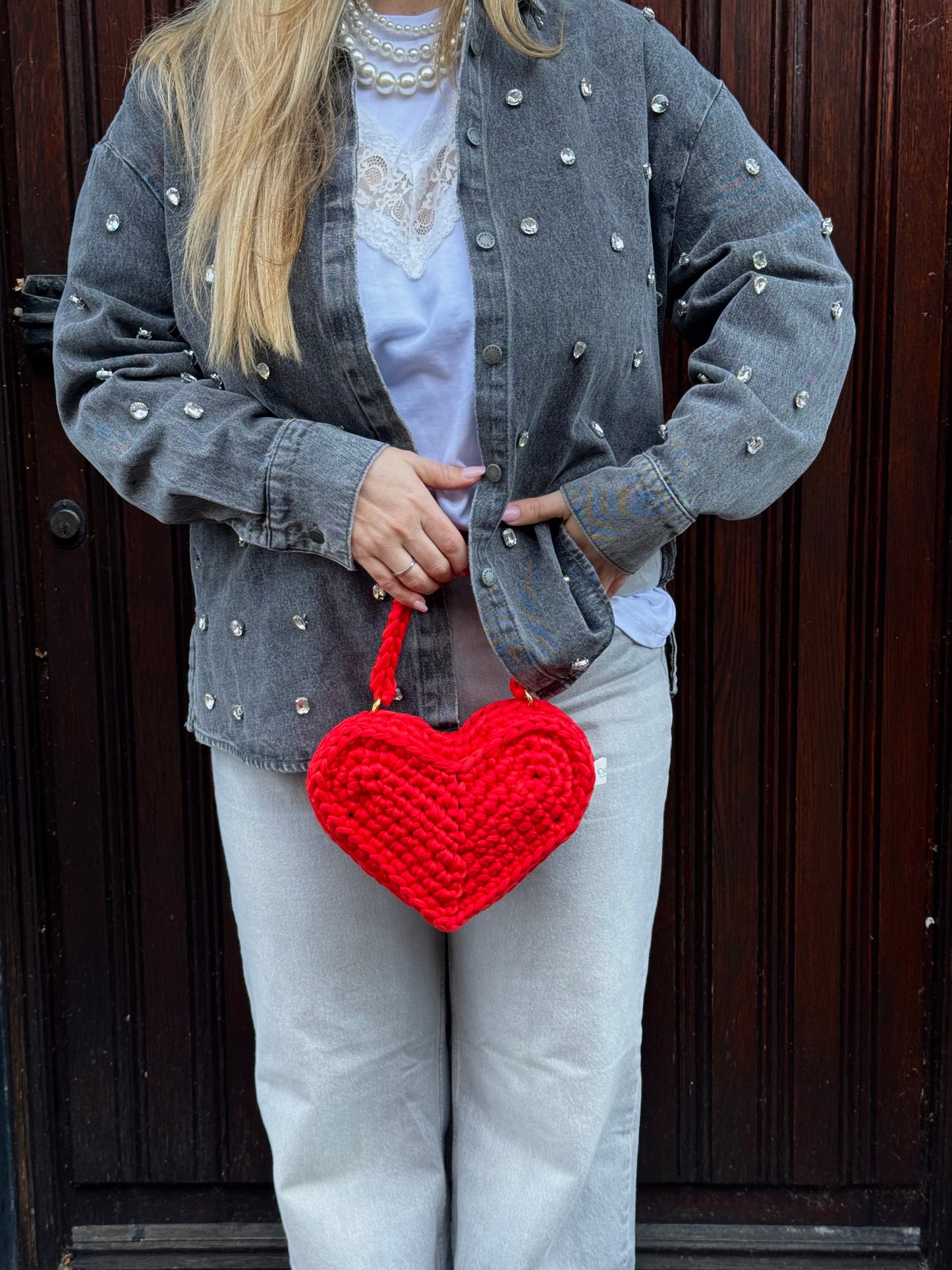 Tasche „Love Heart Lady in Red“