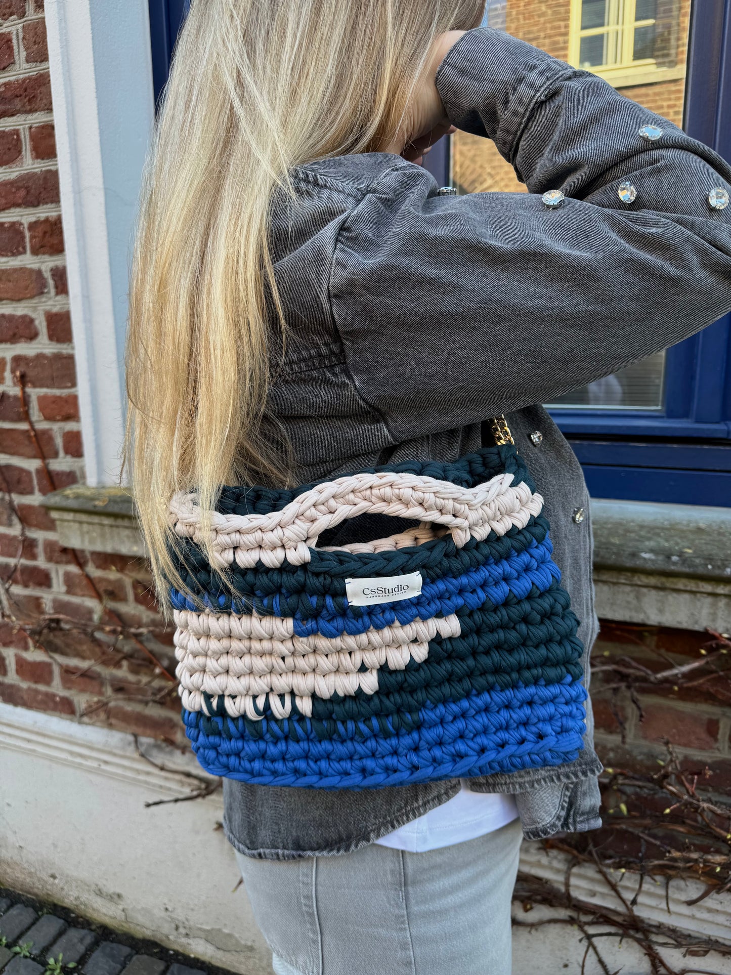 Tasche „Cozy Chain Blue Bag“