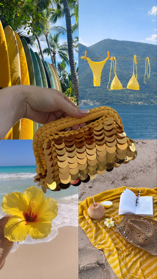 Clutch „Ibiza Yellow Dream“