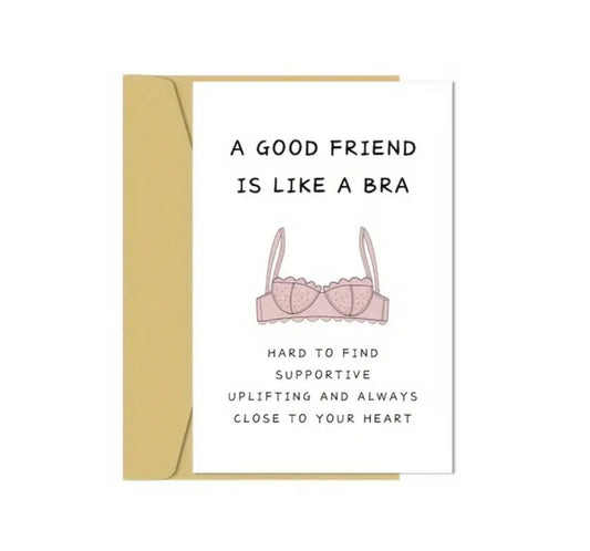 Klappkarte „Bra“