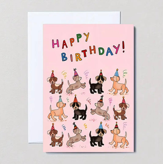 Postkarte „Dogs“