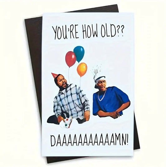 Postkarte „Daaaamn“