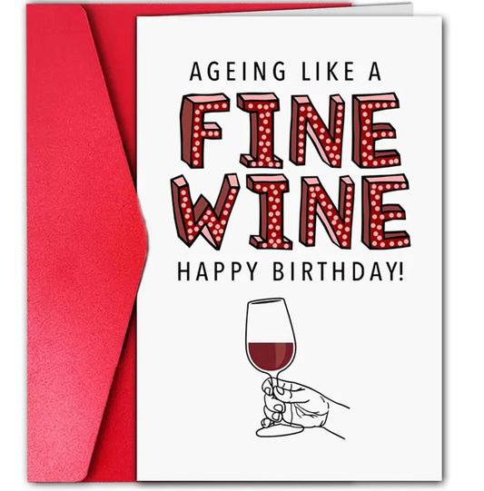 Klappkarte „Fine Wine“