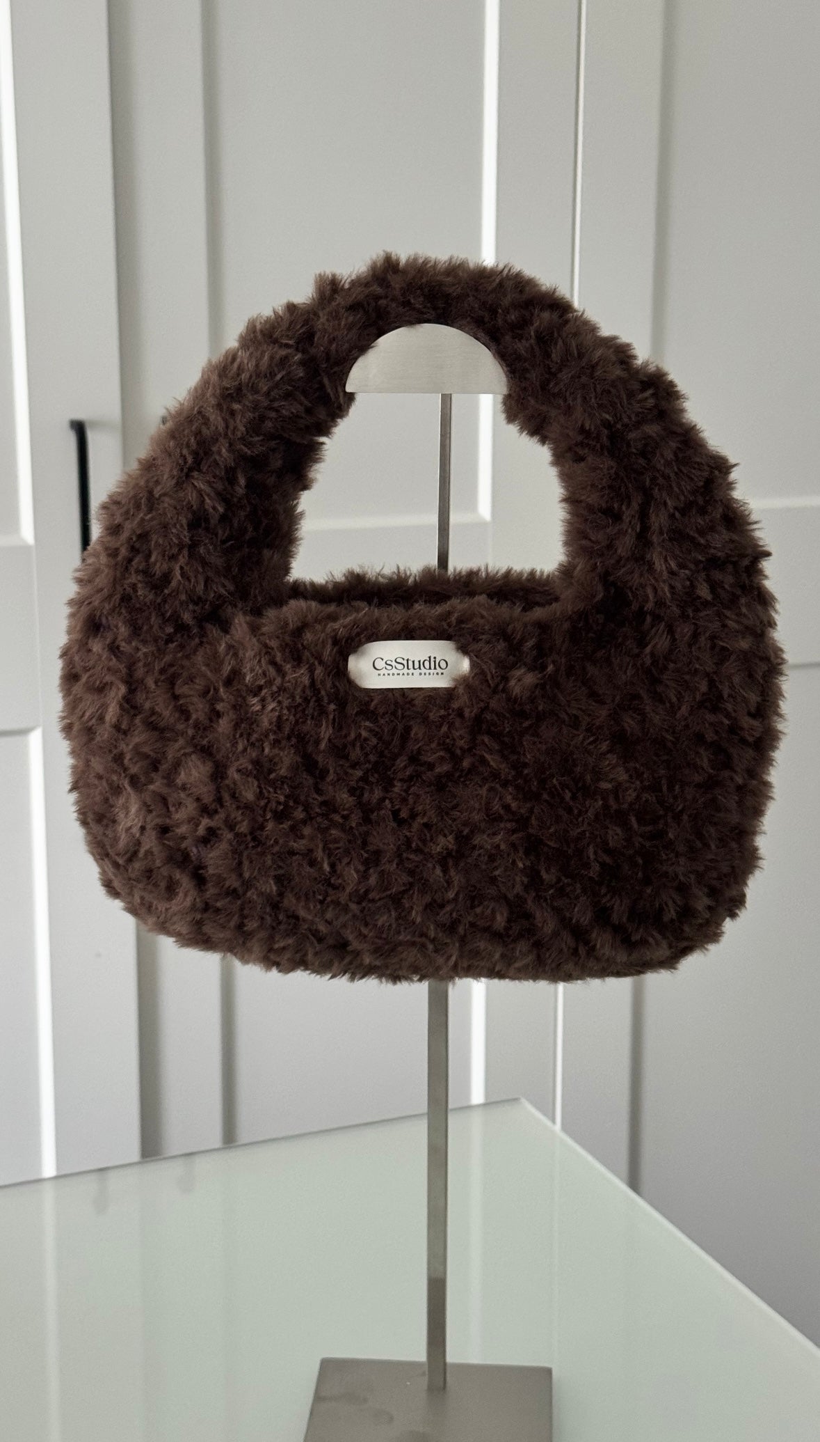 Tasche „Plüschi in Espresso“