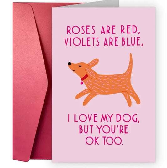 Klappkarte „Valentine Dog“