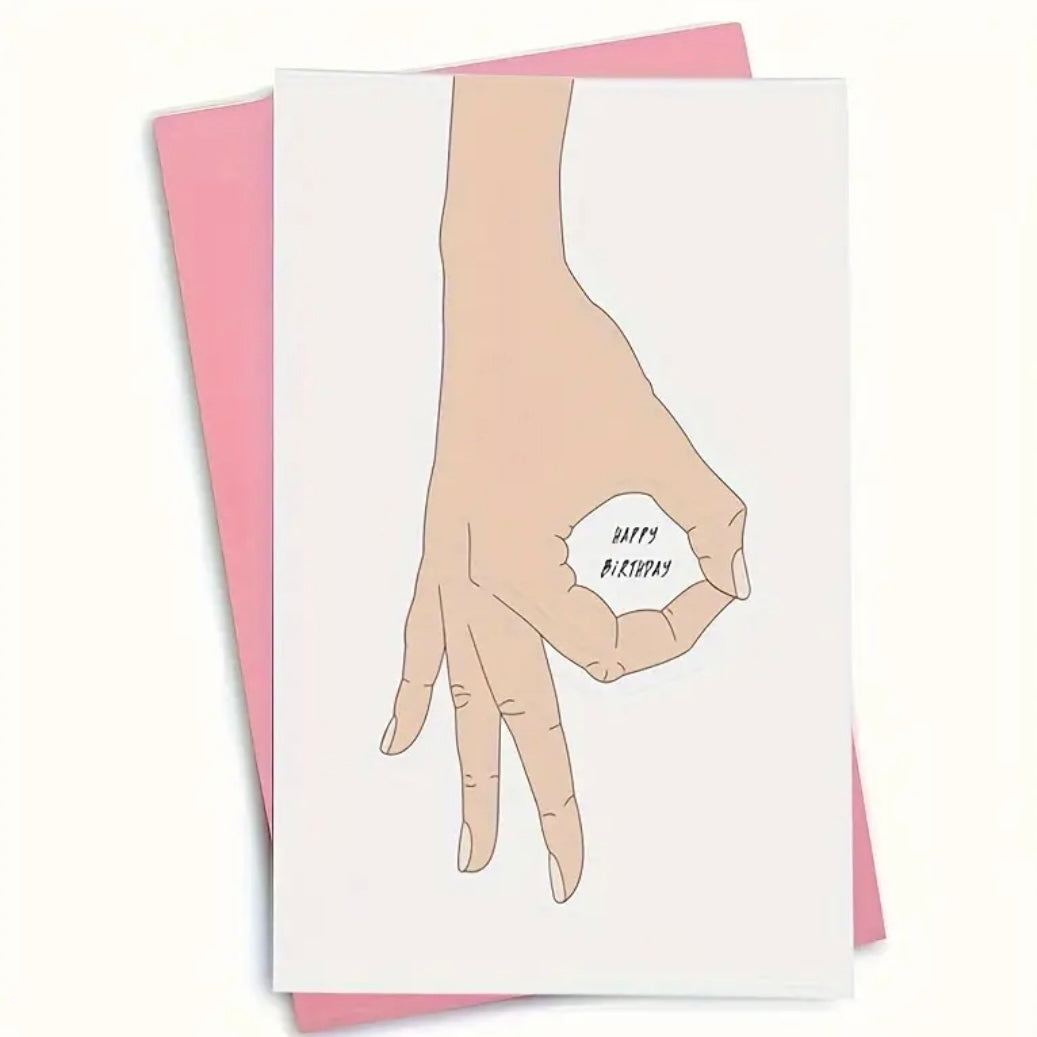Postkarte „Finger“