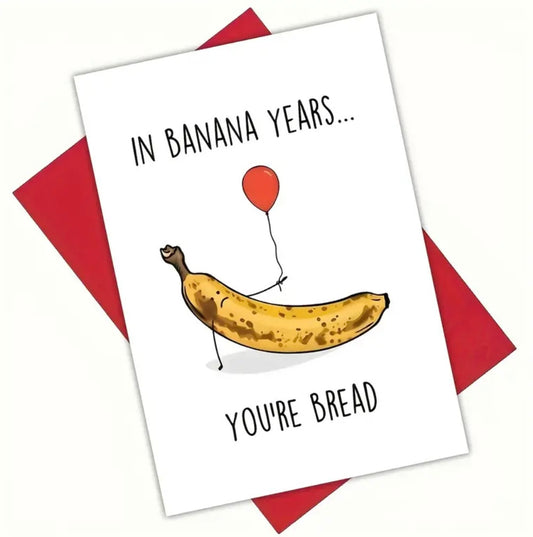 Klappkarte „Banane“