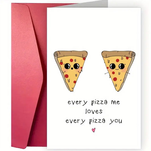 Klappkarte „Pizza“
