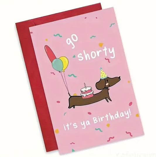Klappkarte „Go Shorty“
