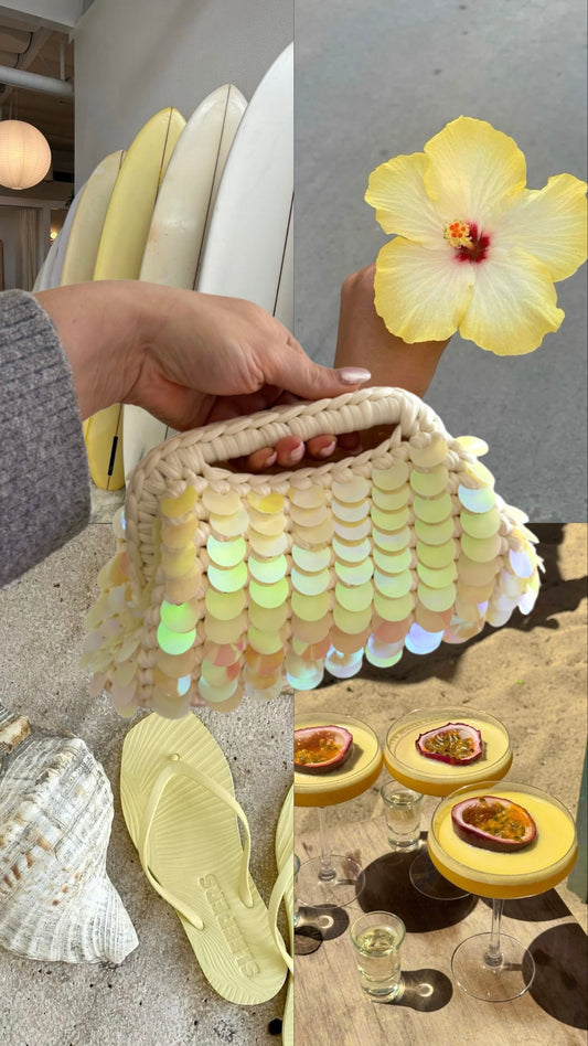 Clutch „Ibiza Butteryellow Dream“