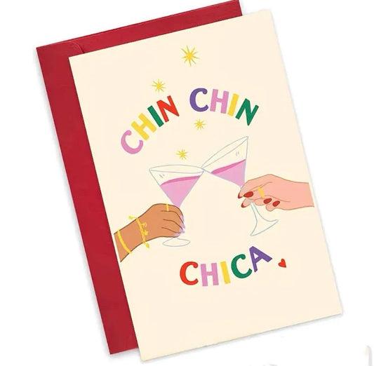 Klappkarte „Chin Chin“
