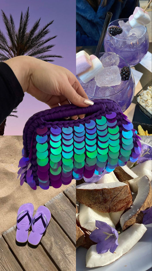Clutch „Ibiza Purple Dream“