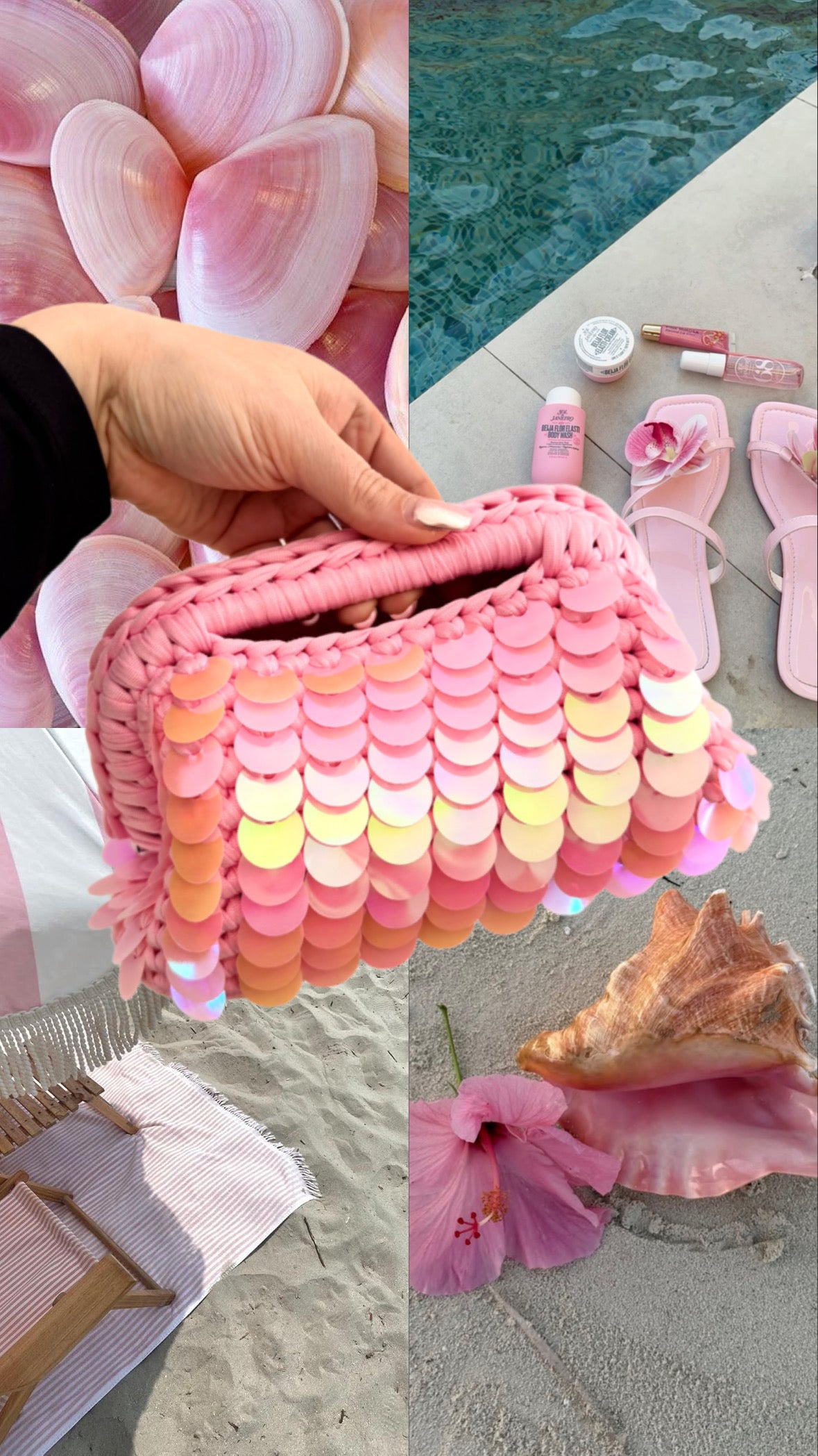 Clutch „Ibiza Rosa Dream“