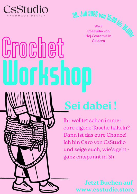 Crochet Workshop - Häkle deine eigene Tasche 26.07.26 (Anfänger)